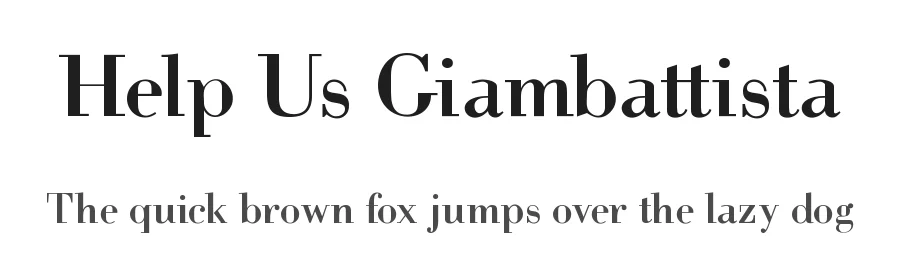 Help Us Giambattista