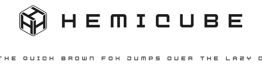 Hemicube by Måns Grebäck — Display Font