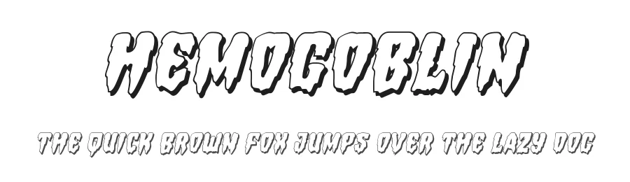Hemogoblin by Iconian Fonts — Decorative Font