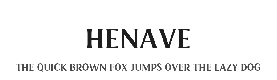 Henave by Konstantine Studio β Serif Font