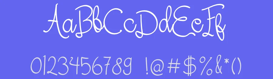 Her Garden by Mojibam — Script Handwritten Font — thumbnail 3