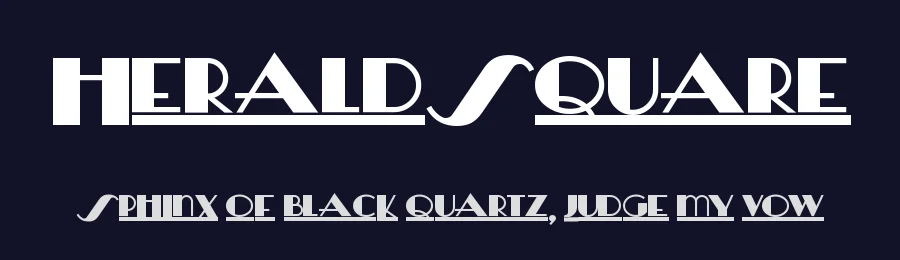 HeraldSquare by Nick's Fonts — Decorative Font — thumbnail 2