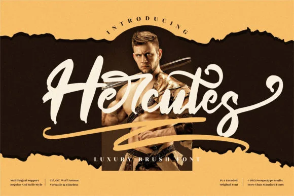 Hercutes Font by Perspectype — Script Handwritten Font