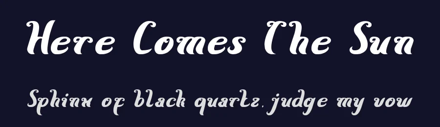 Here Comes The Sun by weknow — Decorative Font — thumbnail 2