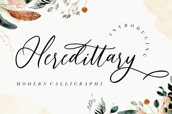 Heredittary Font by CreatypeStudio — Script Handwritten Font