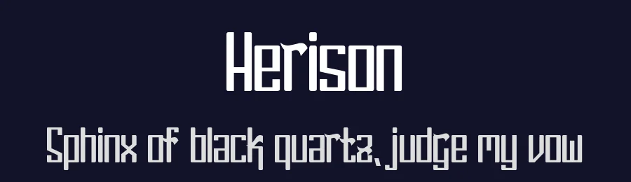 Herison by DumadiStyle — Decorative Font — thumbnail 2