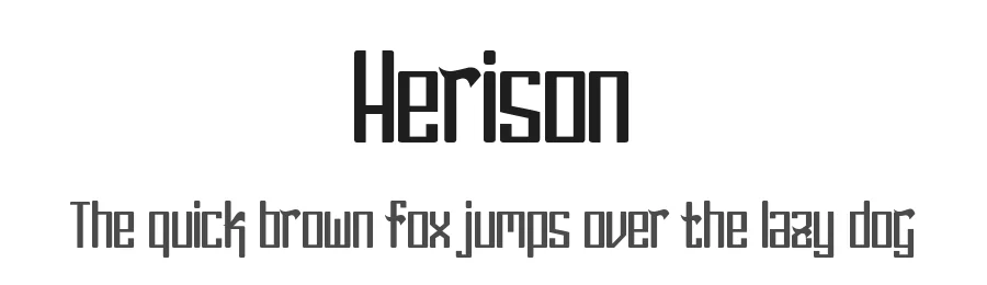 Herison by DumadiStyle — Decorative Font