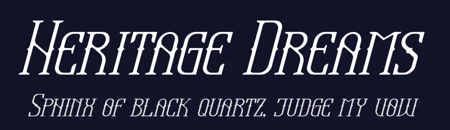 Heritage Dreams by Storytype Studio — Decorative Font — thumbnail 2