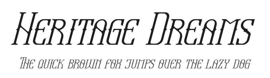 Heritage Dreams by Storytype Studio — Decorative Font
