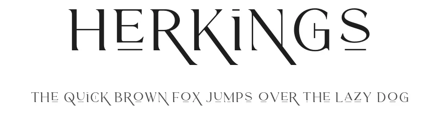 Herkings by Saridezra — Serif Font
