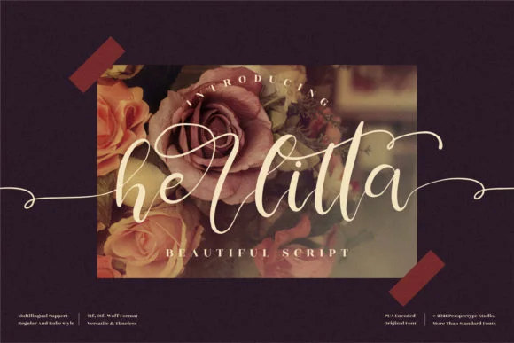 Herlitta Font by Perspectype — Script Handwritten Font