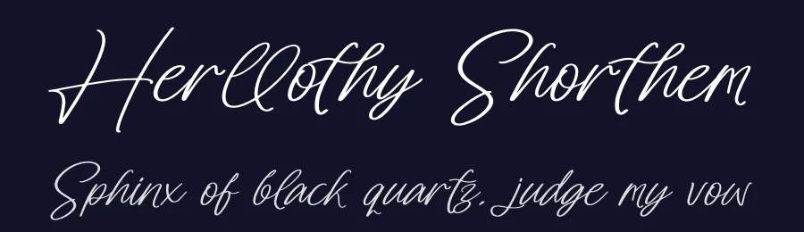 Herllothy Shorthem by Letterena Studios — Script Handwritten Font — thumbnail 2