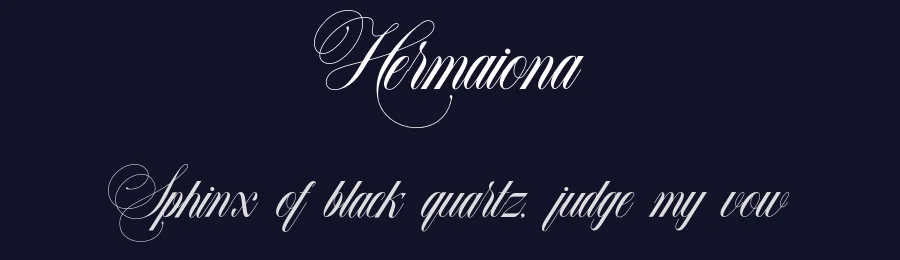 Hermaiona by Aluyeah Studio — Script Handwritten Font — thumbnail 2
