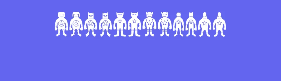 Heroez by Vladimir Nikolic — Dingbats Font — thumbnail 3