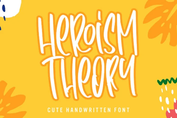 Heroism Theory Font by Arendxstudio — Script Handwritten Font