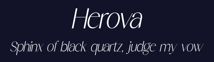 Herova by Gatype — Sans Serif Font — thumbnail 2