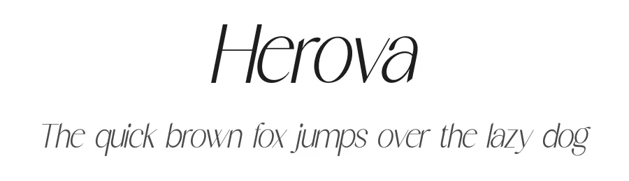 Herova by Gatype — Sans Serif Font