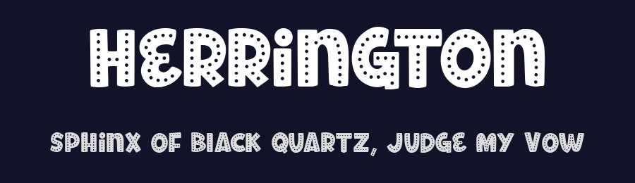 Herrington by Salt & Pepper Designs — Decorative Font — thumbnail 2