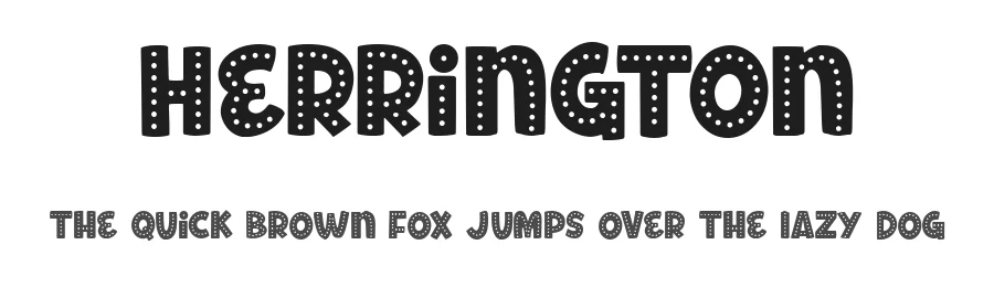 Herrington by Salt & Pepper Designs β Decorative Font