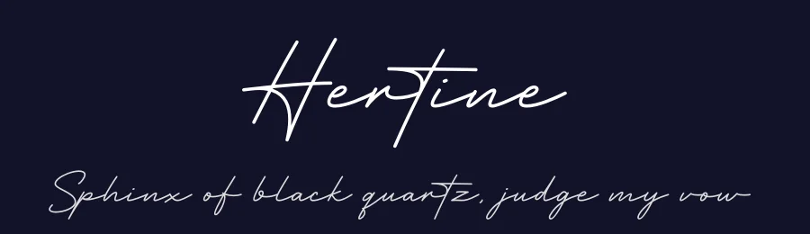 Hertine by Ef Studio — Script Handwritten Font — thumbnail 2