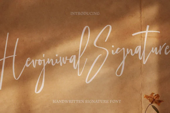 Hevojniwal Signature Font by Tebaltipis.std — Script Handwritten Font — thumbnail 2