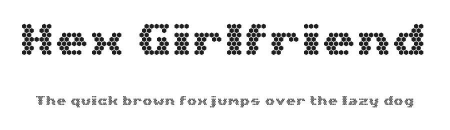 Hex Girlfriend by Chequered Ink — Display Font