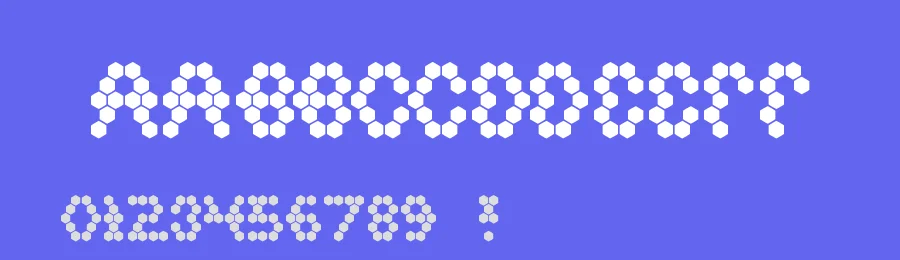 Hexagonal by weknow — Display Font — thumbnail 3