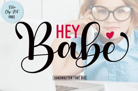 Hey Babe Font by Fadlilah Studio — Script Handwritten Font