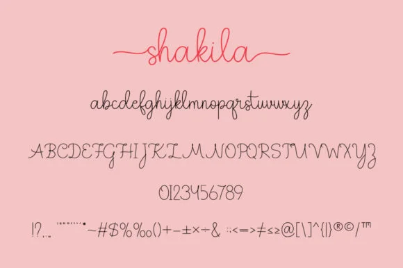 Hey Shakila Font by wahyu studio — Script Handwritten Font — thumbnail 4