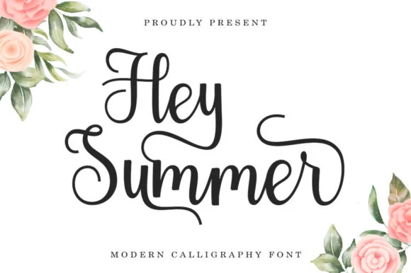 Hey Summer Font by Skinny type — Script Handwritten Font
