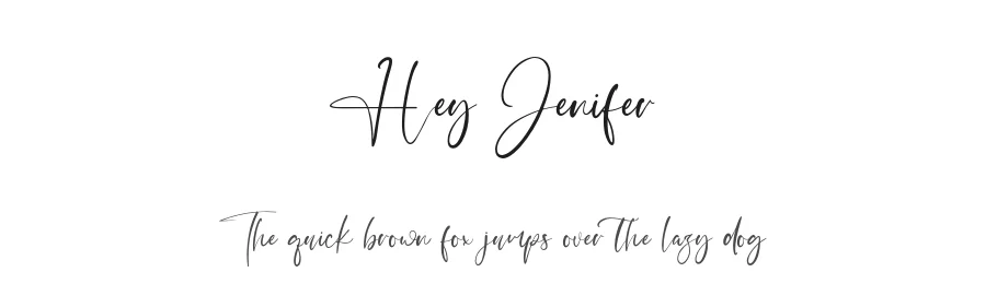 Hey Jenifer