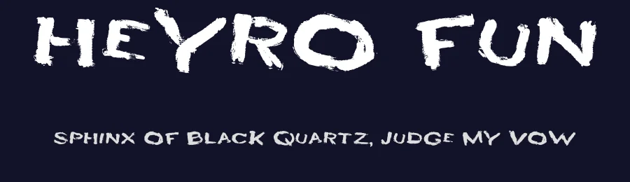 Heyro Fun by Peter Olexa — Decorative Font — thumbnail 2