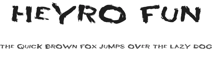 Heyro Fun by Peter Olexa — Decorative Font