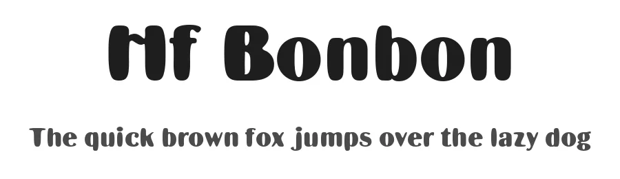 Hf Bonbon by HyFont Studio β Decorative Font