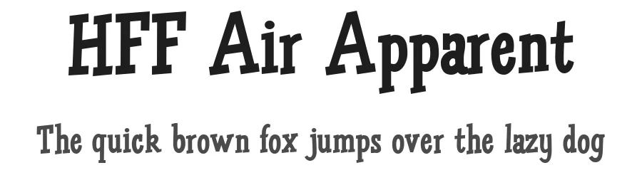 HFF Air Apparent