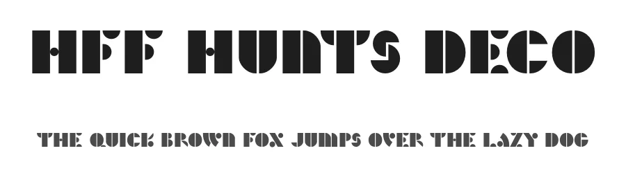 HFF Hunts Deco