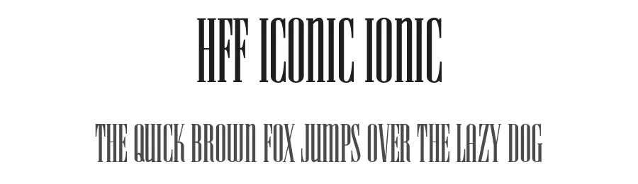 HFF Iconic Ionic