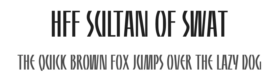 HFF Sultan of Swat by Have Fun with Fonts — Decorative Font
