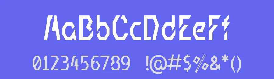 HF Force by HyFont Studio — Display Font — thumbnail 3
