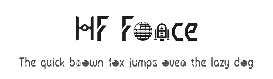 HF Force by HyFont Studio — Display Font