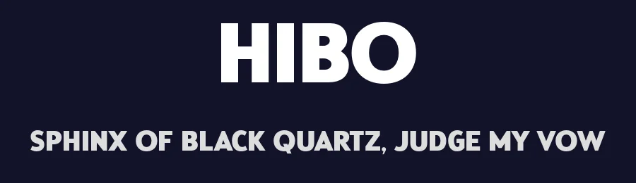Hibo by Faqih Fawaji — Sans Serif Font — thumbnail 2