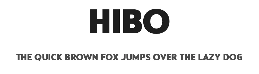 Hibo by Faqih Fawaji β Sans Serif Font