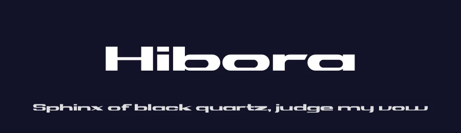 Hibora by Gilang Ternadho — Sans Serif Font — thumbnail 2