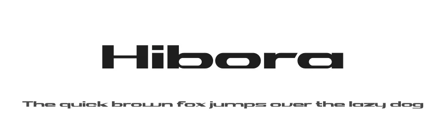Hibora by Gilang Ternadho — Sans Serif Font