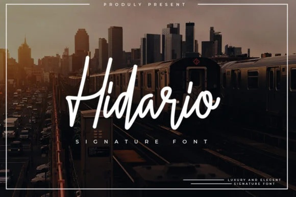 Hidario Font by indotitas — Script Handwritten Font