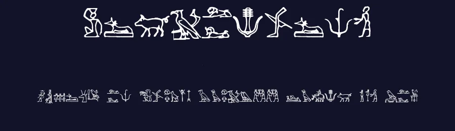 Hieroglify by Nowak.tv — Dingbats Font — thumbnail 2