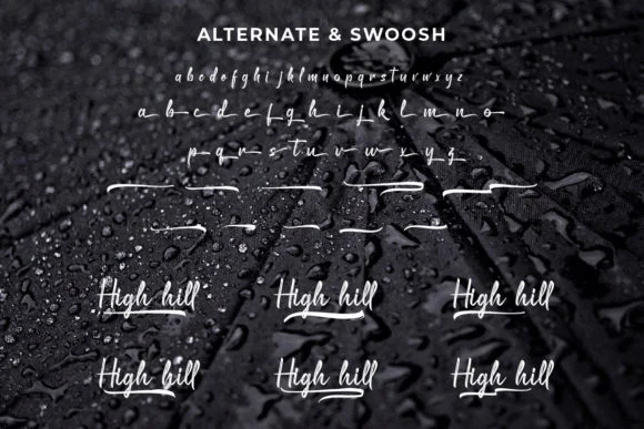 High Hill Font by RaisProject — Script Handwritten Font — thumbnail 7