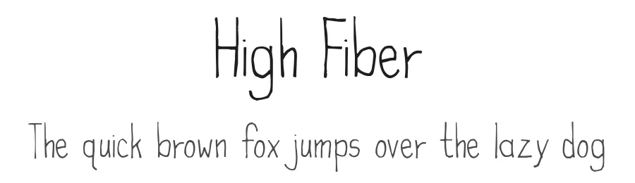 High Fiber