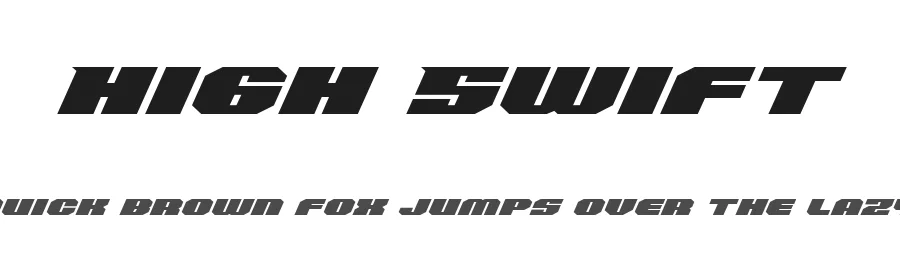 High Swift by Variatype — Display Font