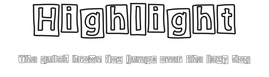 Highlight by Geronimo Font Studios — Decorative Font